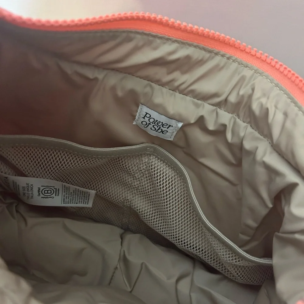 NWT ATHLETA All About Small Crossbody Hobo Bag- Coral/ One Size